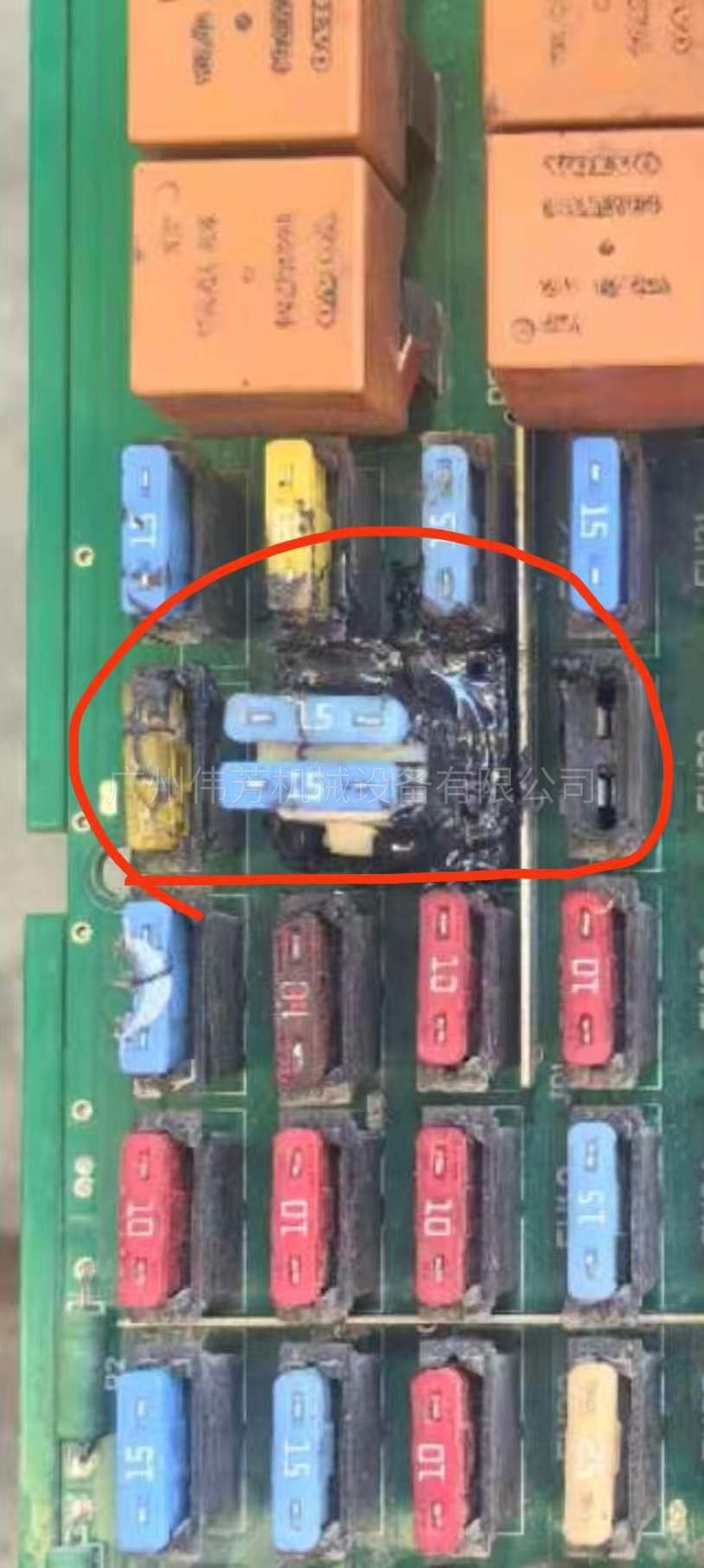 Volvo沃尔沃EW 145B轮挖的保险盒17082150110040  00400032