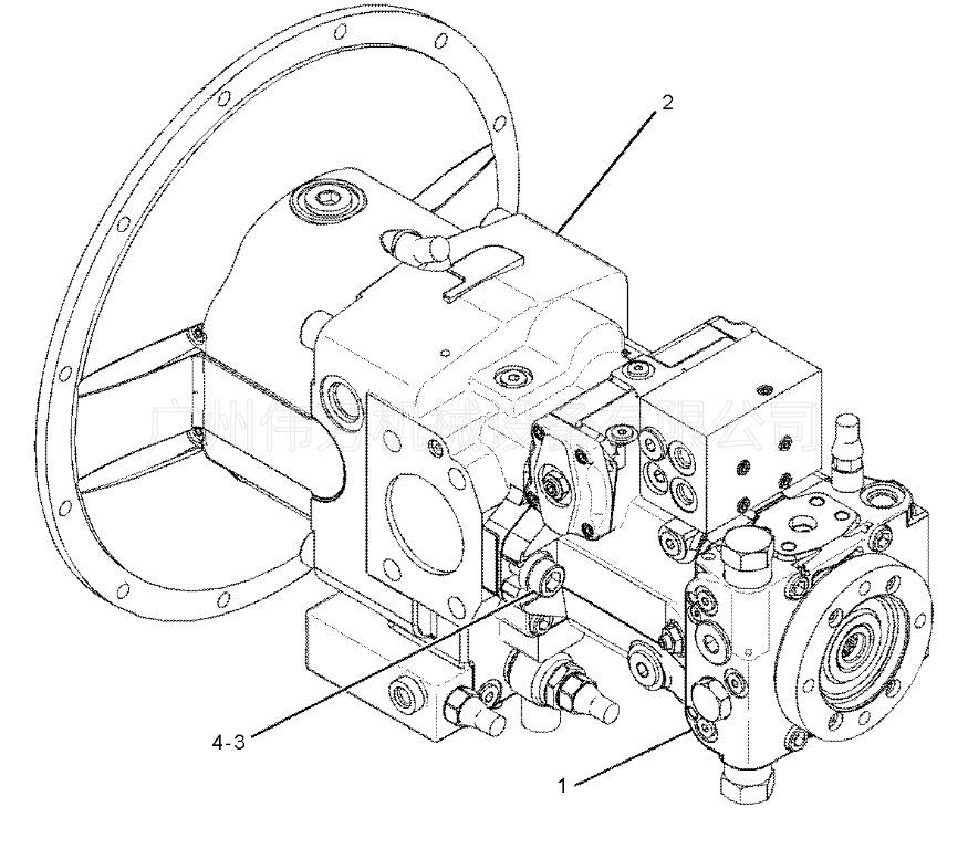 卡特轮挖M315C M315D 液压泵 2074708/2518031 HYDRALIC PUMP GP-PISTON 
